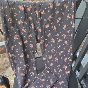 Torrid Black Floral Leggings